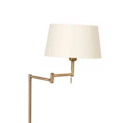 Vloerlamp Bella, draaibaar, Bronz