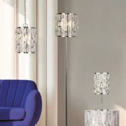 Vloerlamp Bijou met kristallen