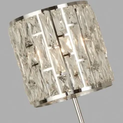 Vloerlamp Bijou met kristallen