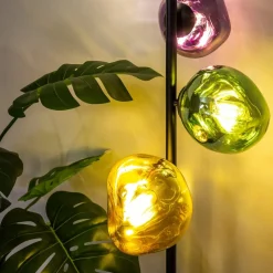 Vloerlamp Canopus, meerkleurig, hoogte 160 cm 4-lamps glas E14