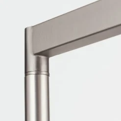 Vloerlamp Carlton, mat nikkel