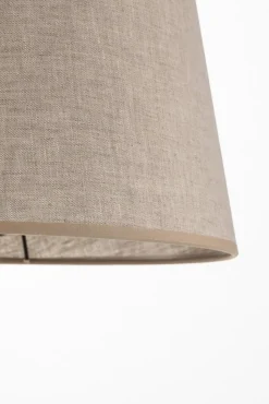 Vloerlamp Chicago met kap van linnen