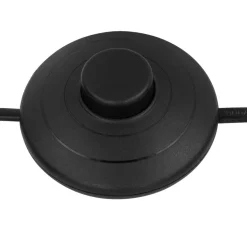 Vloerlamp Clarke, zwart/goud, 5-lamps