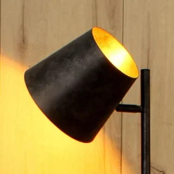 Vloerlamp Colt, 1-lamp, vorst-grijs