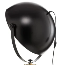 Vloerlamp Covaleda med driepootsframe zwart/goud