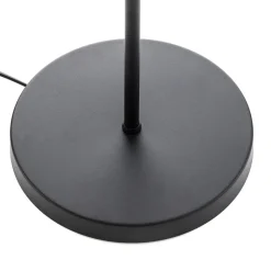 Vloerlamp Diallo zonder kap zwart mat