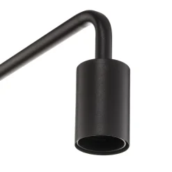 Vloerlamp Diallo zonder kap zwart mat