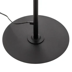 Vloerlamp Dione, 4-lamps, zwart