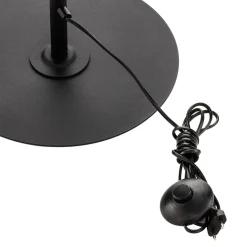 Vloerlamp Dione, 4-lamps, zwart