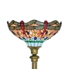 Vloerlamp Dragonfly in Tiffany-stijl