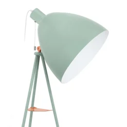 Vloerlamp Dundee in retrolook in mintgroen