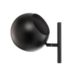 Vloerlamp Edgar, 2-lamps, zwart