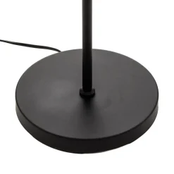 Vloerlamp Edgar, 2-lamps, zwart