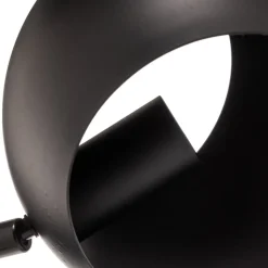 Vloerlamp Edgar, 2-lamps, zwart