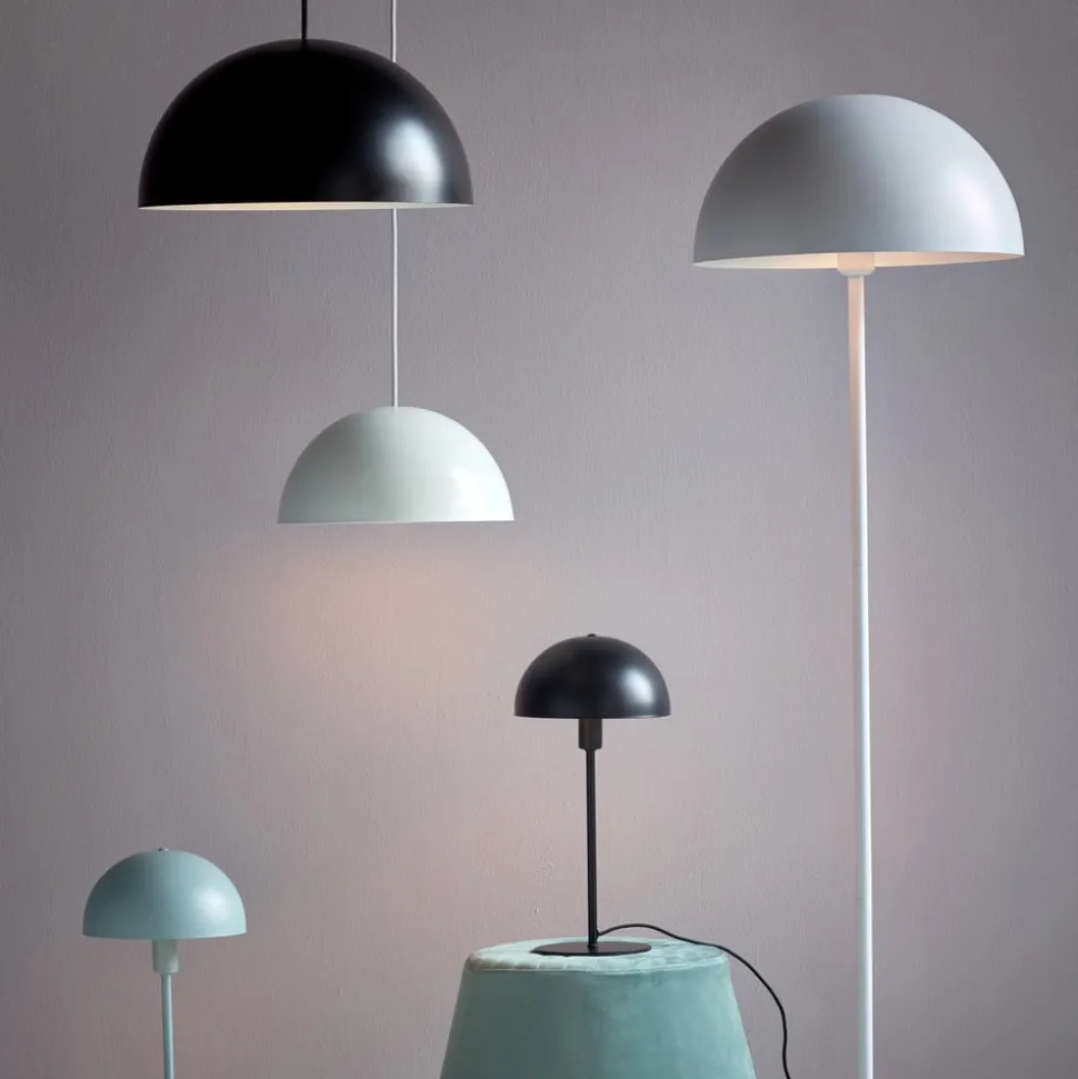 Vloerlamp Ellen 40 met metalen kap, wit