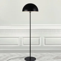 Vloerlamp Ellen 40 met metalen kap, zwart