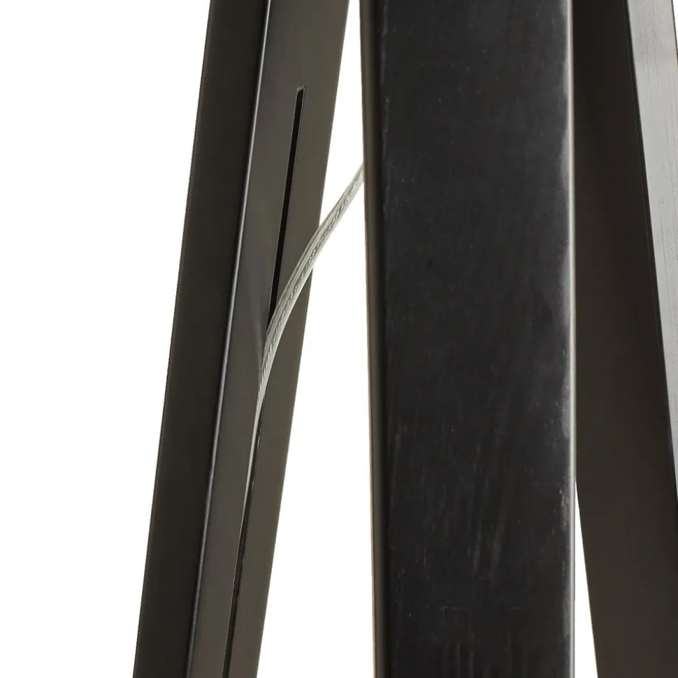 Vloerlamp Emi met driepoot en 2-kleurige lampenkap