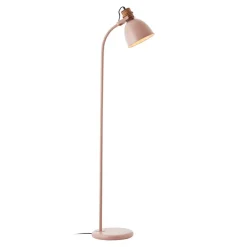 Vloerlamp Erena, draaibare kop, rood