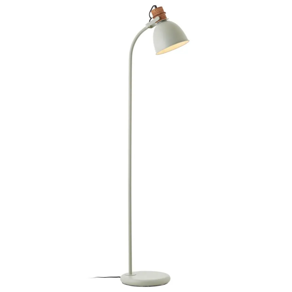 Vloerlamp Erena, draaibare kop, lichtgroen
