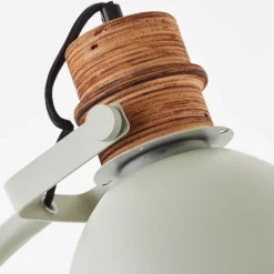 Vloerlamp Erena, draaibare kop, lichtgroen