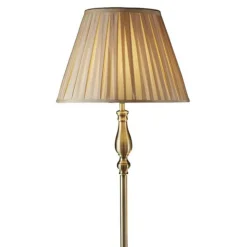 Vloerlamp Flemish met gevouwen kap