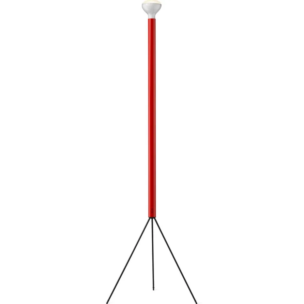 Vloerlamp FLOS Luminator, rood, hoogte 189 cm, metaal