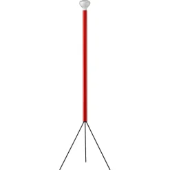 Vloerlamp FLOS Luminator, rood, hoogte 189 cm, metaal