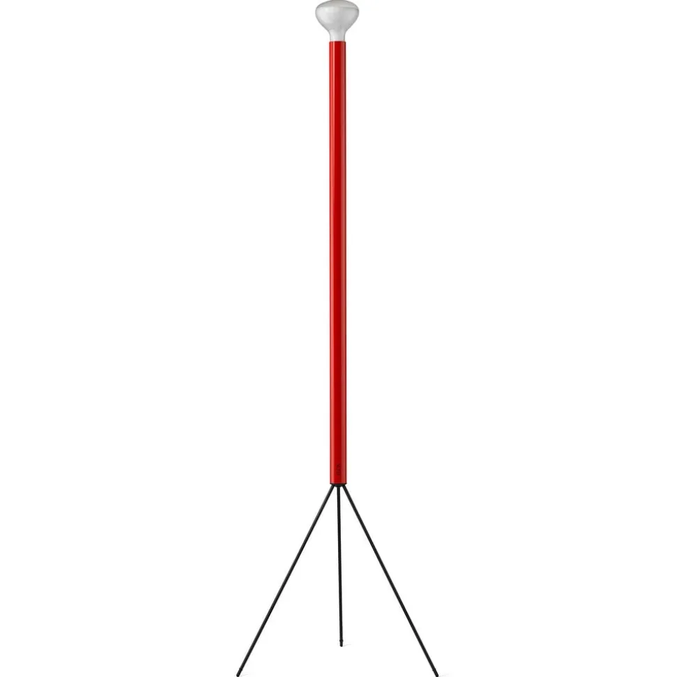 Vloerlamp FLOS Luminator, rood, hoogte 189 cm, metaal