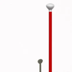 Vloerlamp FLOS Luminator, rood, hoogte 189 cm, metaal