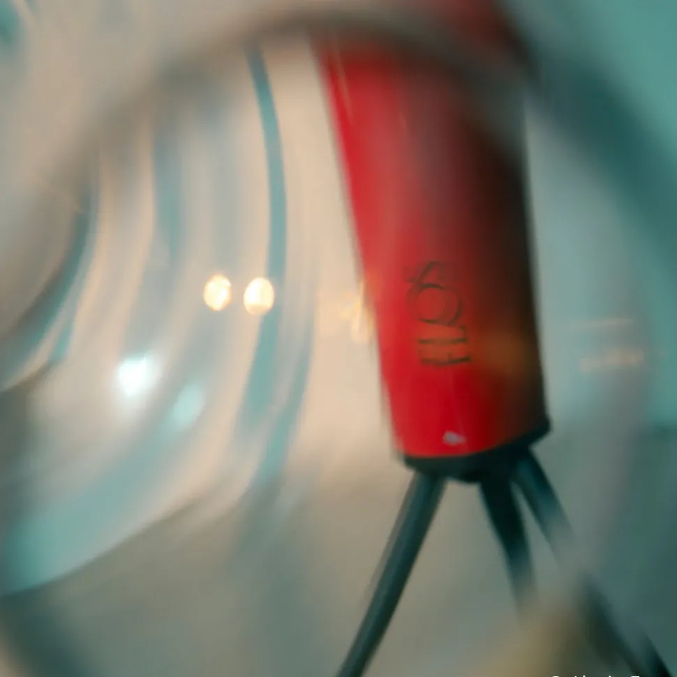 Vloerlamp FLOS Luminator, rood, hoogte 189 cm, metaal