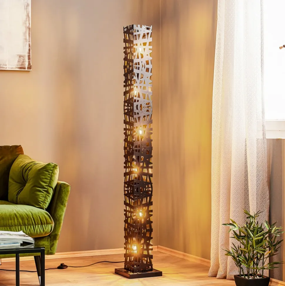 Vloerlamp Foresta van metaal, hoogte 153 cm