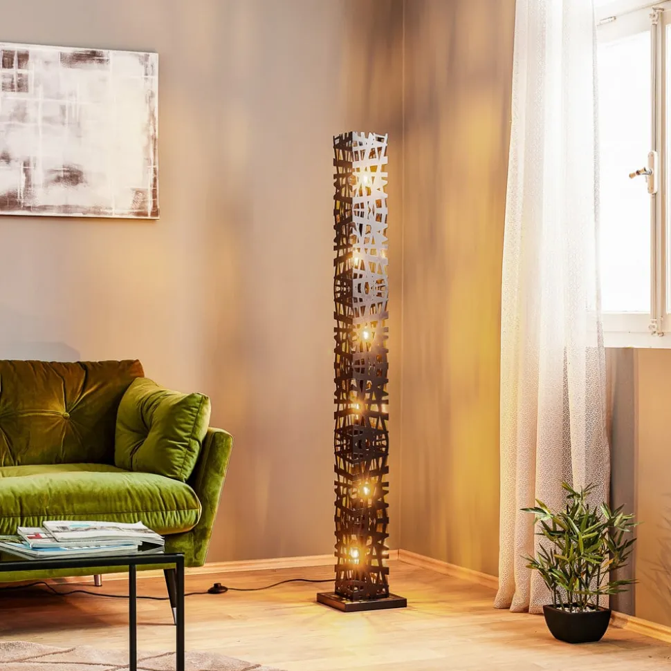 Vloerlamp Foresta van metaal, hoogte 153 cm