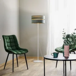 Vloerlamp Golden Duo mintgroen/goud