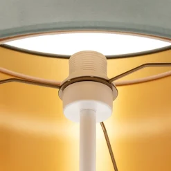 Vloerlamp Golden Duo mintgroen/goud
