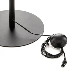 Vloerlamp Hilton, zwart/goud