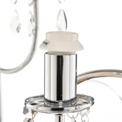 Vloerlamp Jacqueline, 3-lamps, wit