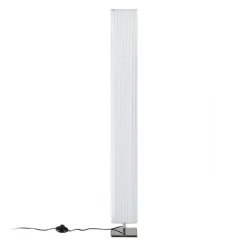 Vloerlamp Janno, wit, textiel, metaal, 120cm, E27