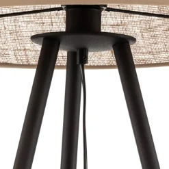 Vloerlamp Juta met driepoot