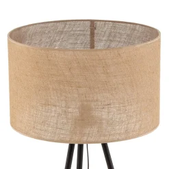 Vloerlamp Juta met driepoot