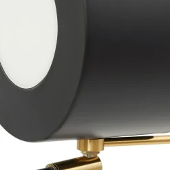 Vloerlamp Kaida, zwart, metaal