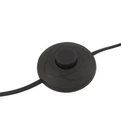 Vloerlamp Kaida, zwart, metaal