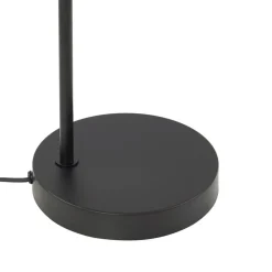 Vloerlamp Kaida, zwart, metaal