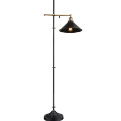 Vloerlamp Lenius met beweegbare kap