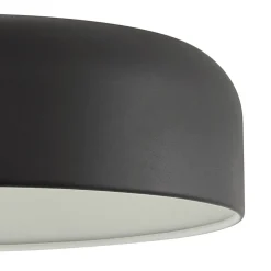 Vloerlamp Lindby Edion, zwart, metaal