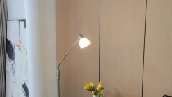 Vloerlamp Lindby Gwendolin, 160 cm, glas, E14, verstelbaar