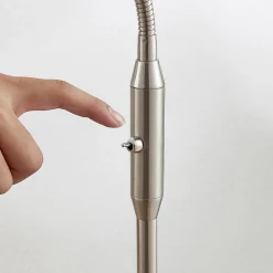 Vloerlamp Lindby Gwendolin, 160 cm, glas, E14, verstelbaar