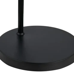 Vloerlamp Lindby Nimbora, 150 cm, zwart, glas, metaal