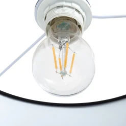 Vloerlamp Lindby, zwart/goud, marmer, 153cm