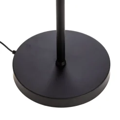 Vloerlamp LM-9113-2BSY, zwart, metaal, 180 cm hoog, E14