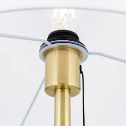 Vloerlamp Ludwig, antiek messing